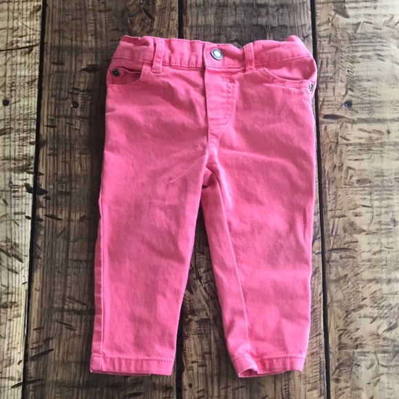 baby girl pink jeans